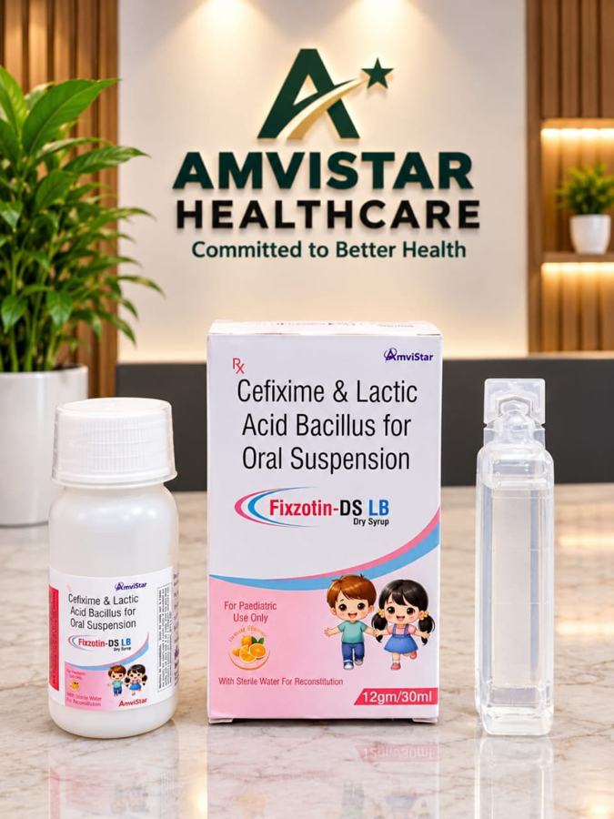 Fixzotin-DS LB: Cefixime & Lactic Acid Bacillus for Oral Suspension