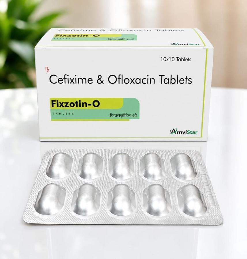 Fixzotin-O: Cefixime & Ofloxacin Tablets