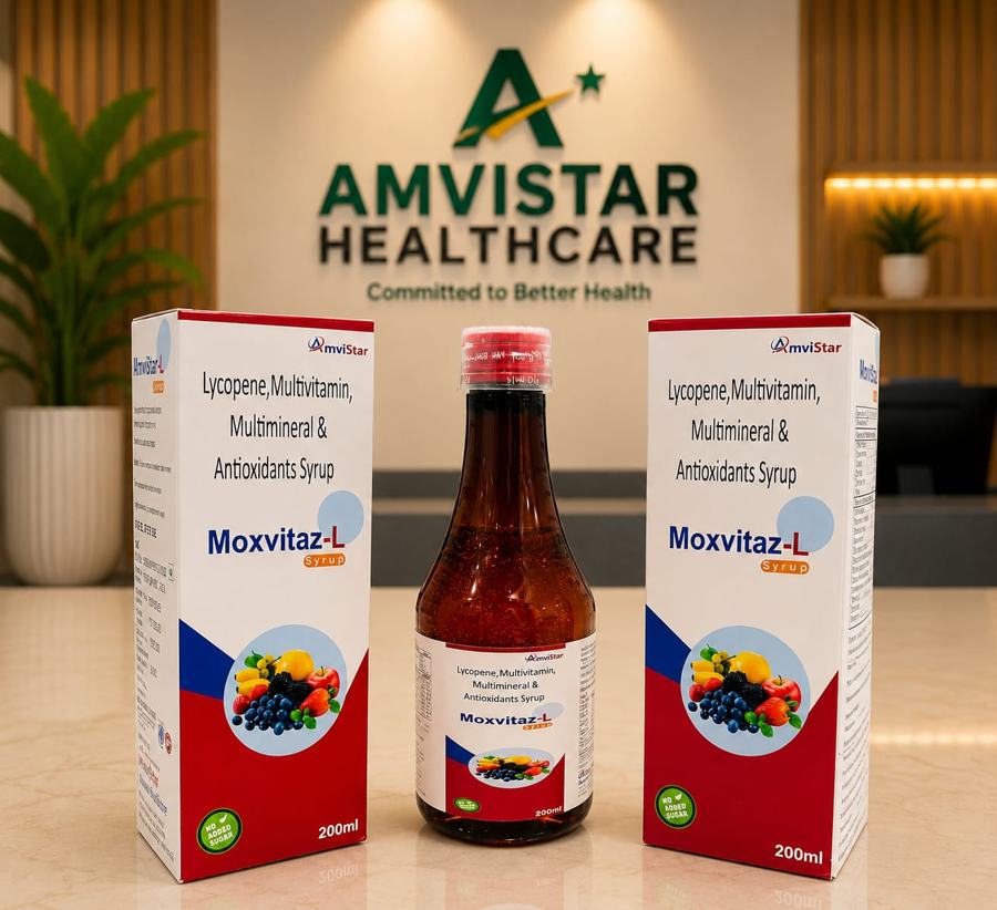 Moxvitaz-L Syrup: Lycopene, Multivitamin, Multimineral & Antioxidants Syrup