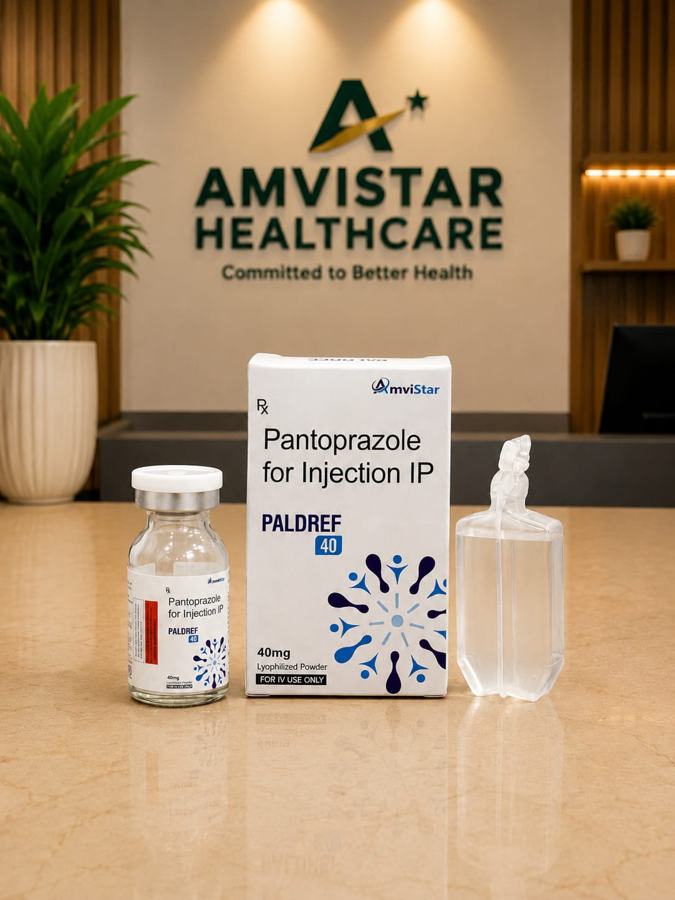 Paldref 40 Injection: Pantoprazole for Injection IP 40 mg